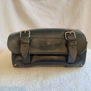 Harley Davidson Leather Windshield Pouch